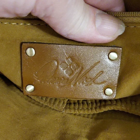 Patricia Nash Pink and Brown Floral Tote Bag - Picture 2 of 7